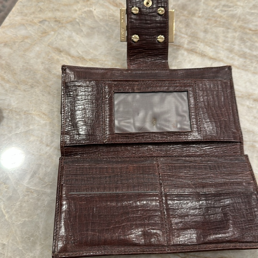 Fendi Brown and Tan Wallet - Picture 2 of 5